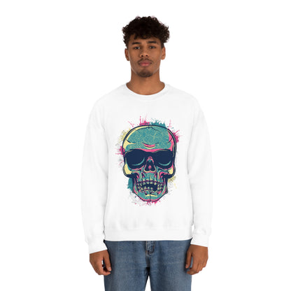 South Beach Skull Crewneck Sweatshirt