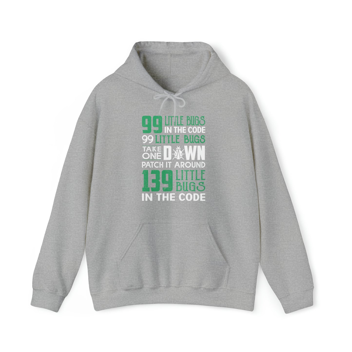 99 Little bugs in the code Hoodie