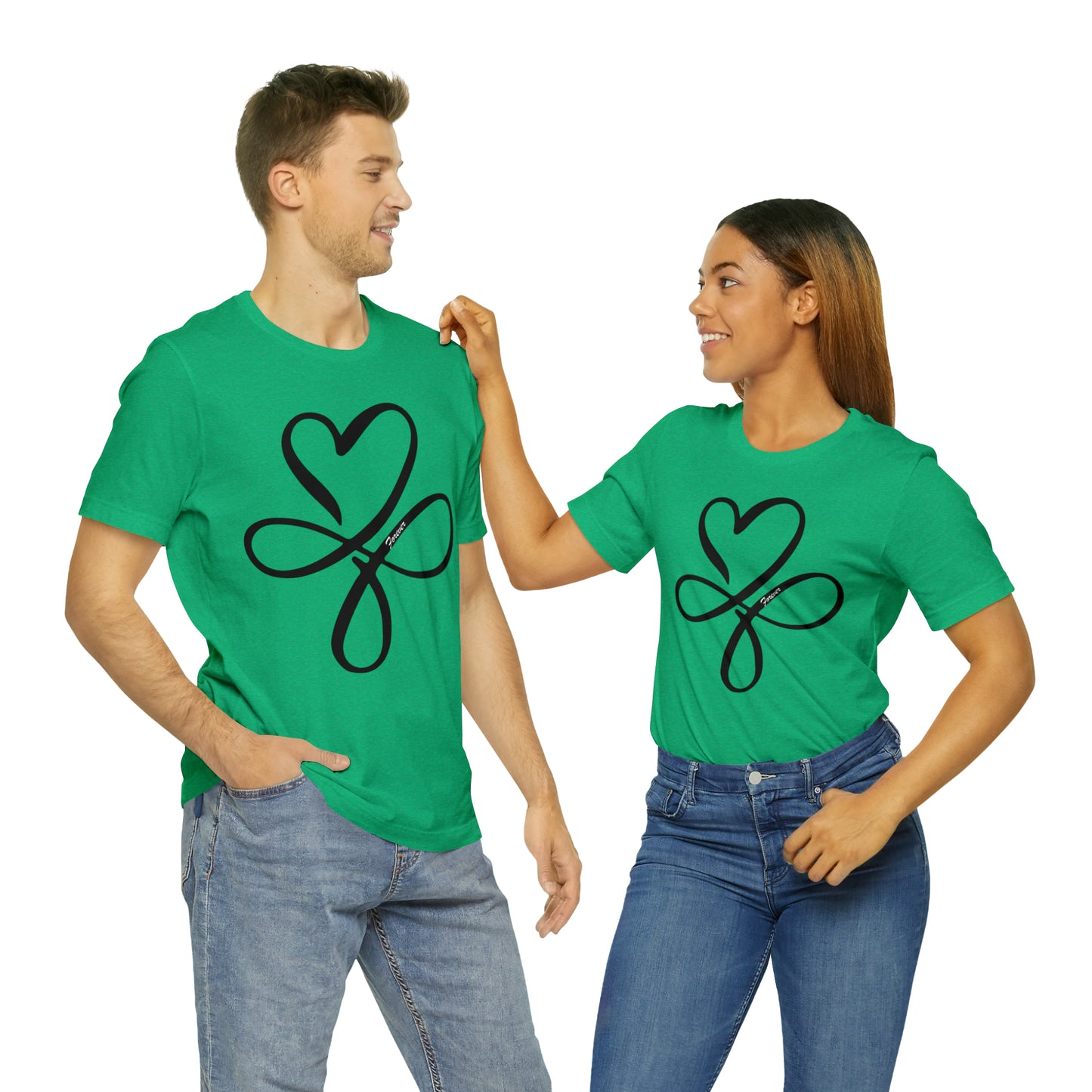 Heart symbol Love Infinity symbol Forever T-Shirt