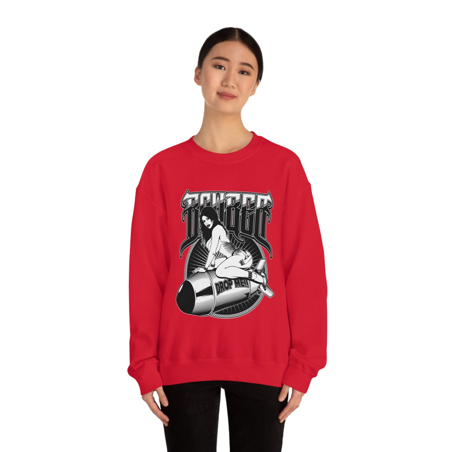 Bomb chick Tattoo Crewneck Sweatshirt