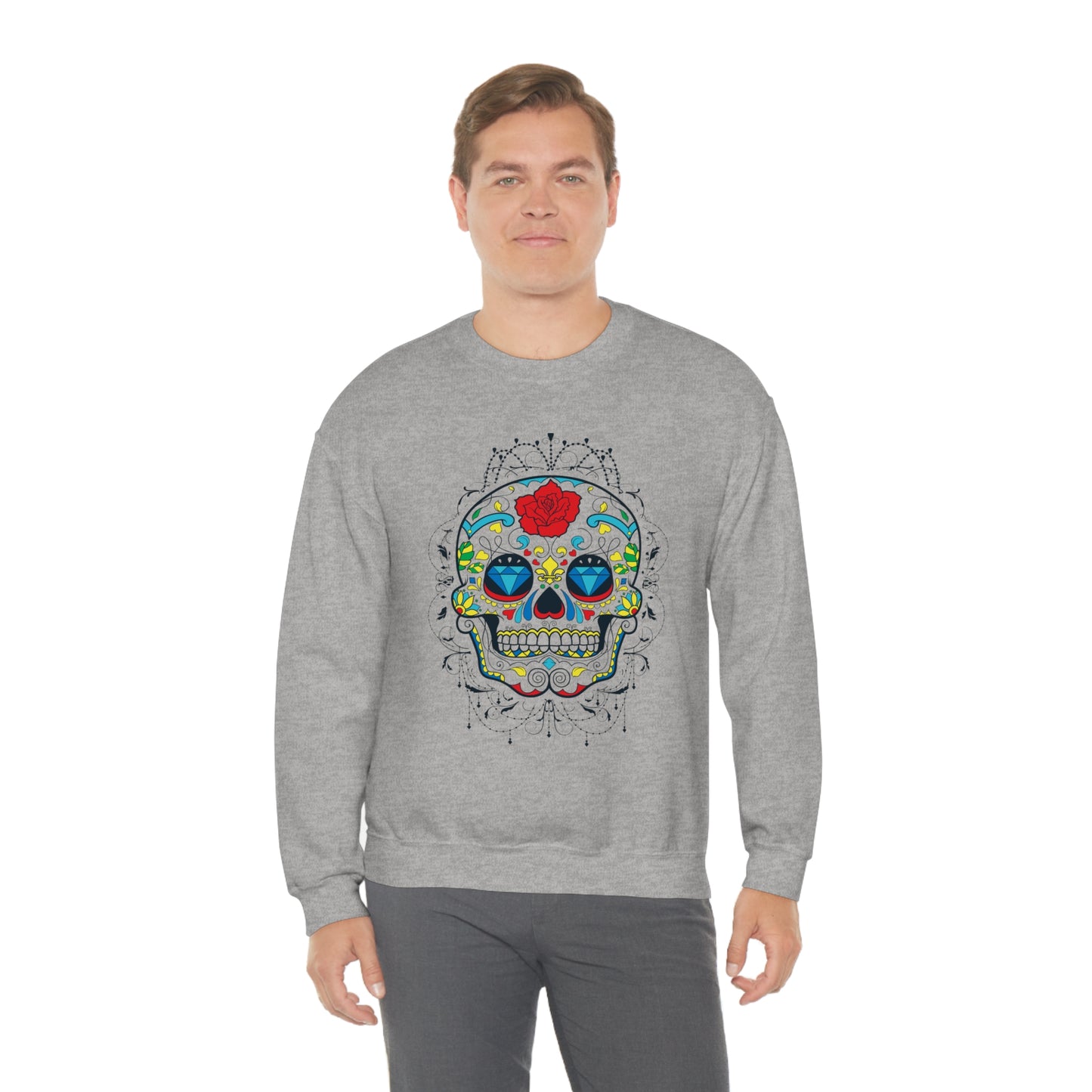 Day of the Dead Diamond Eyes Crewneck Sweatshirt