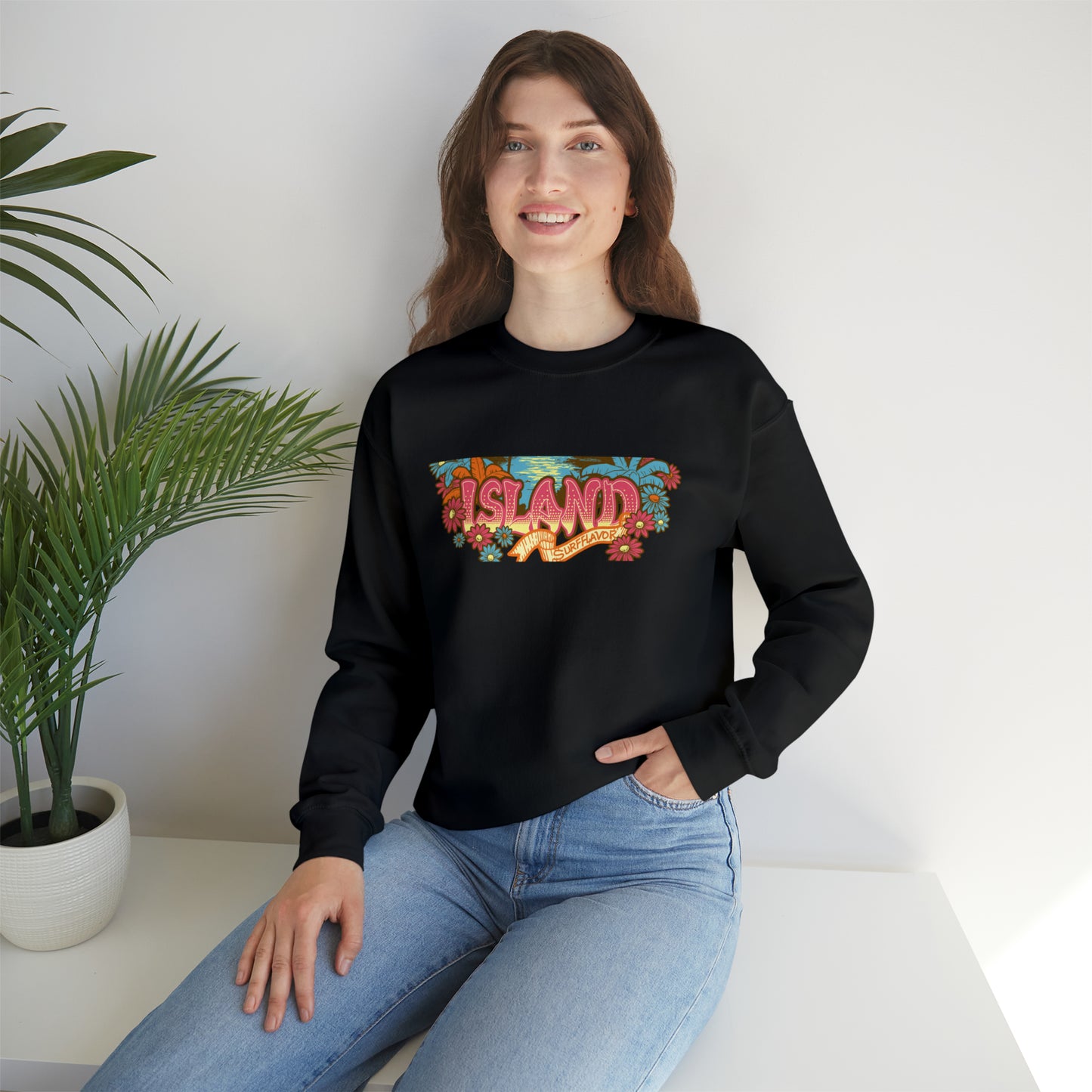 Island Surf Flavor Crewneck Sweatshirt