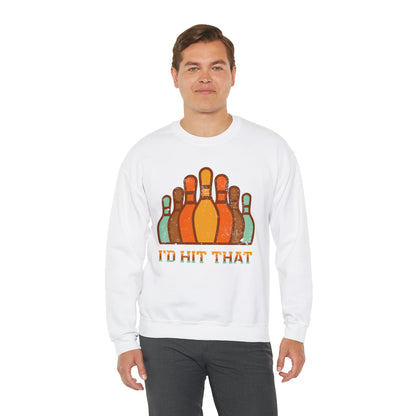 I'd hit that bowling vintage  Crewneck Sweatshirt