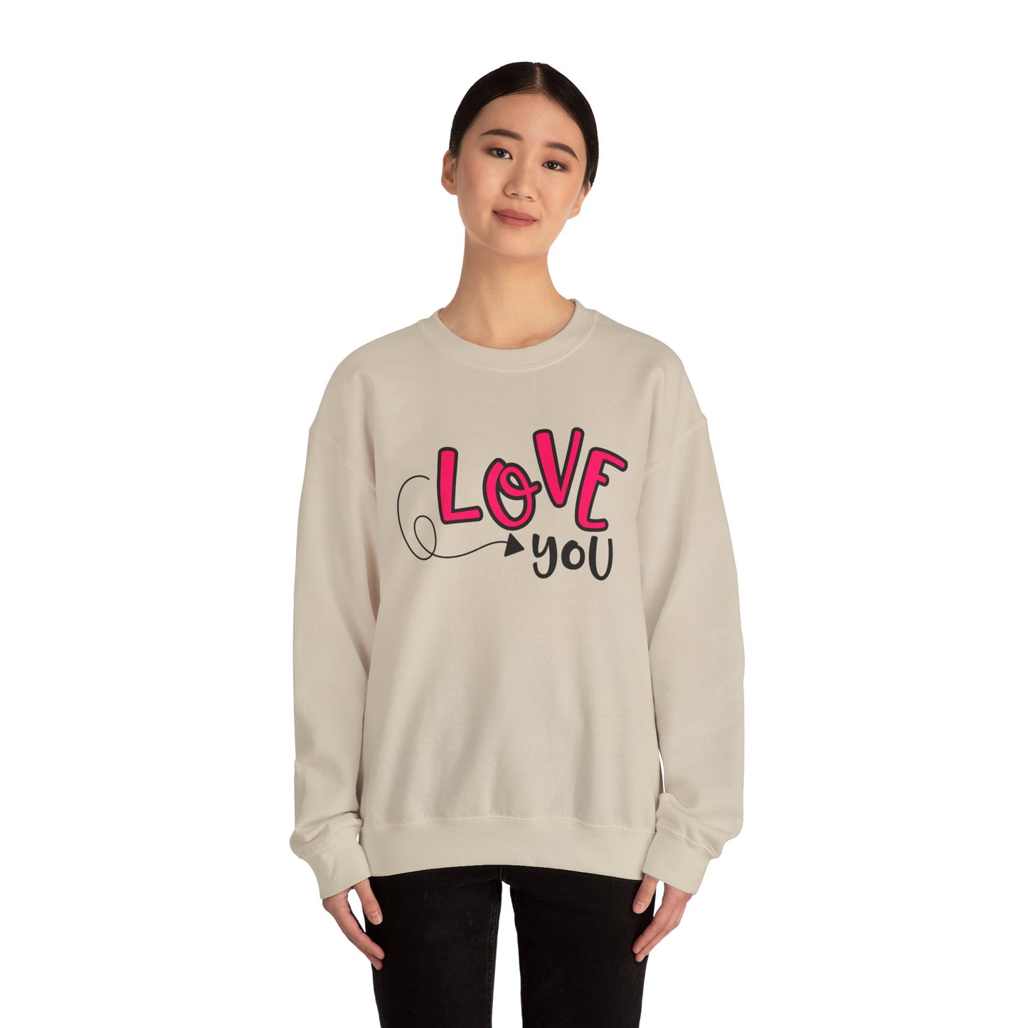 Love you arrow Crewneck Sweatshirt