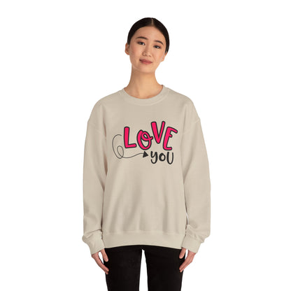 Love you arrow Crewneck Sweatshirt