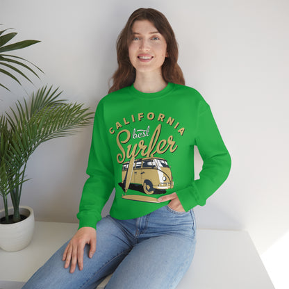 California-Best surfer Crewneck Sweatshirt