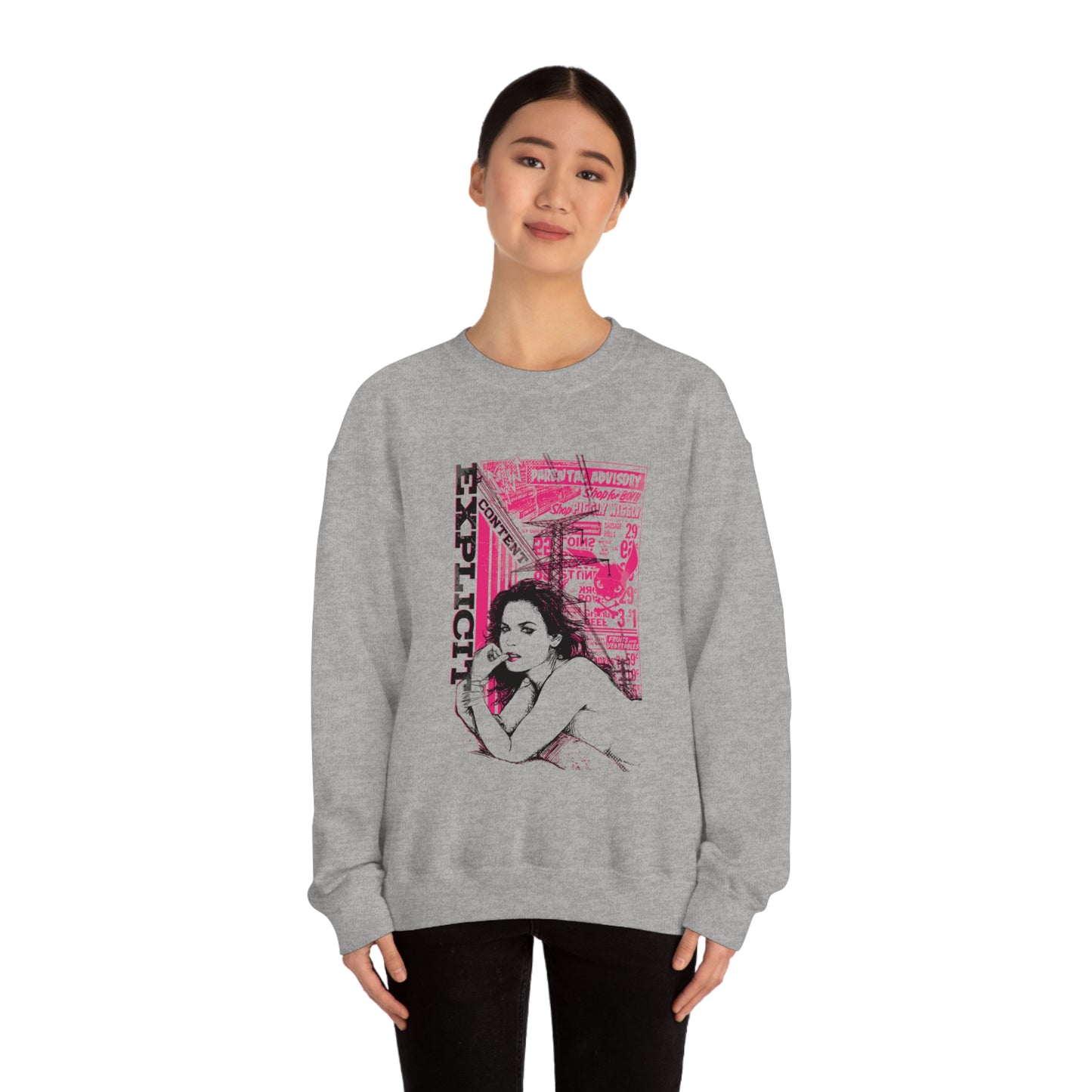 Explicit content Crewneck Sweatshirt