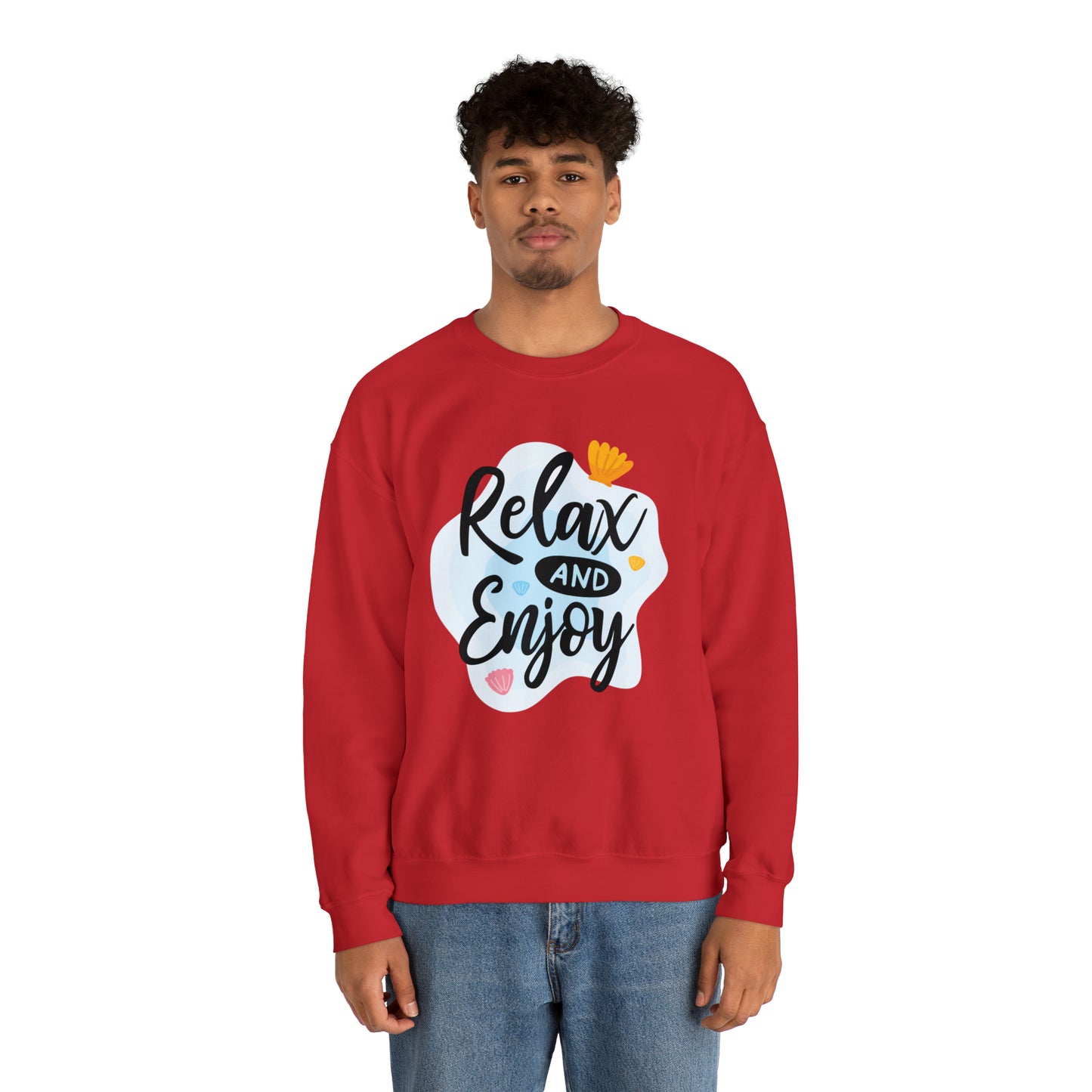 Relax and Enjoy Crewneck Sweatshirt