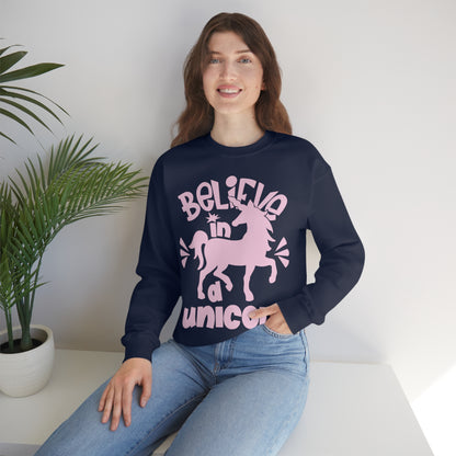 Believe in a unicorn Crewneck Sweatshirt