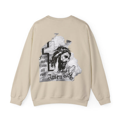 Free me from all evil Crewneck Sweatshirt