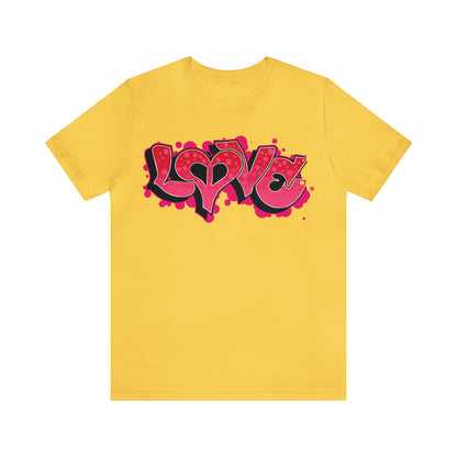 Peace and Love graffiti T-Shirt