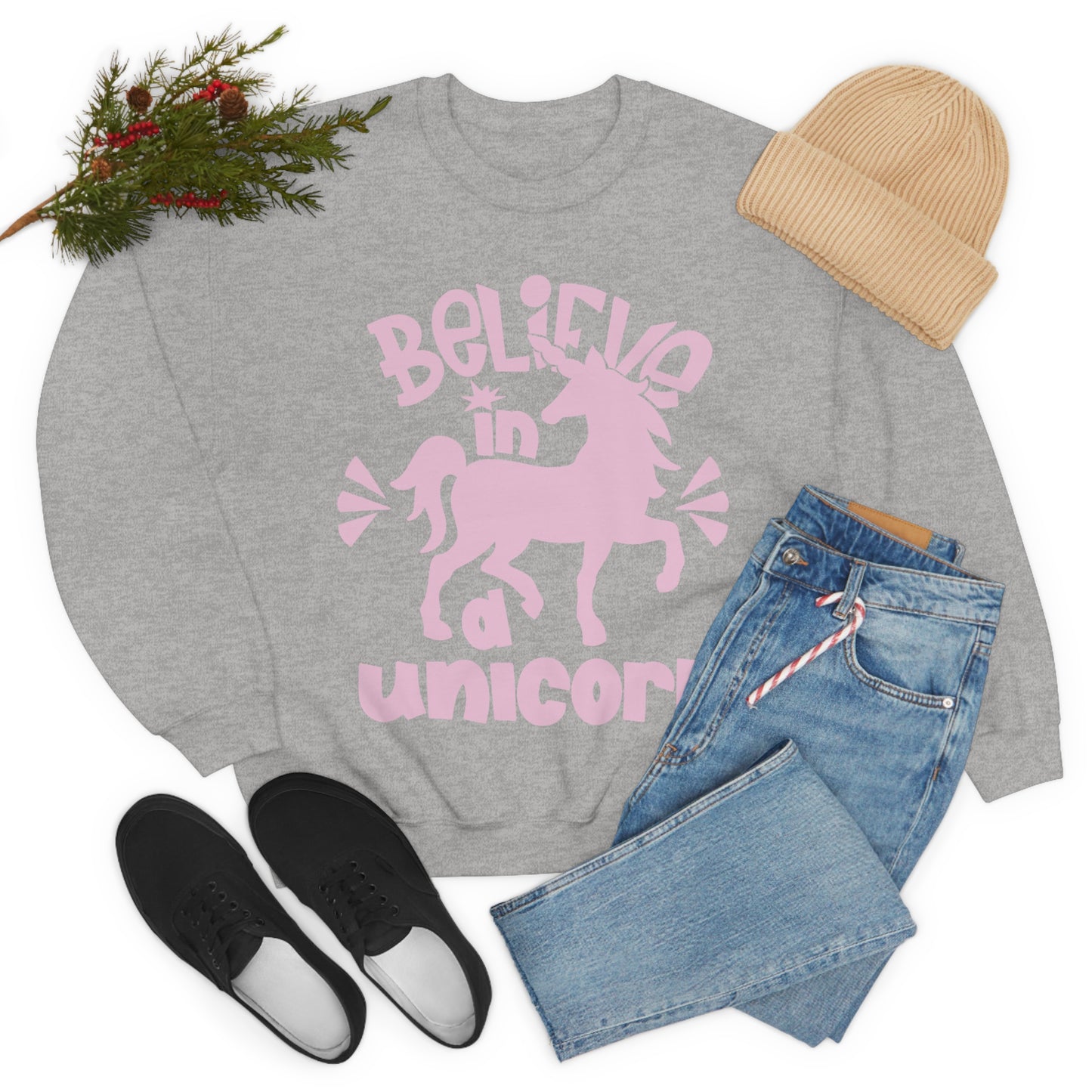 Believe in a unicorn Crewneck Sweatshirt