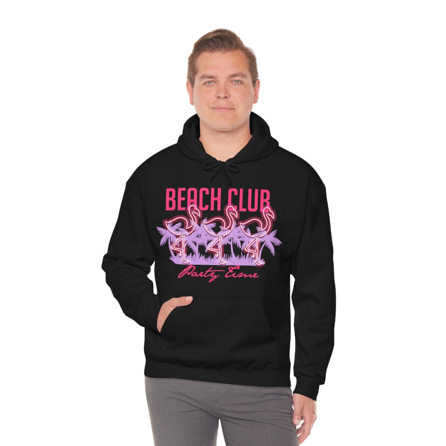 Beach Club Party Time Hoodie