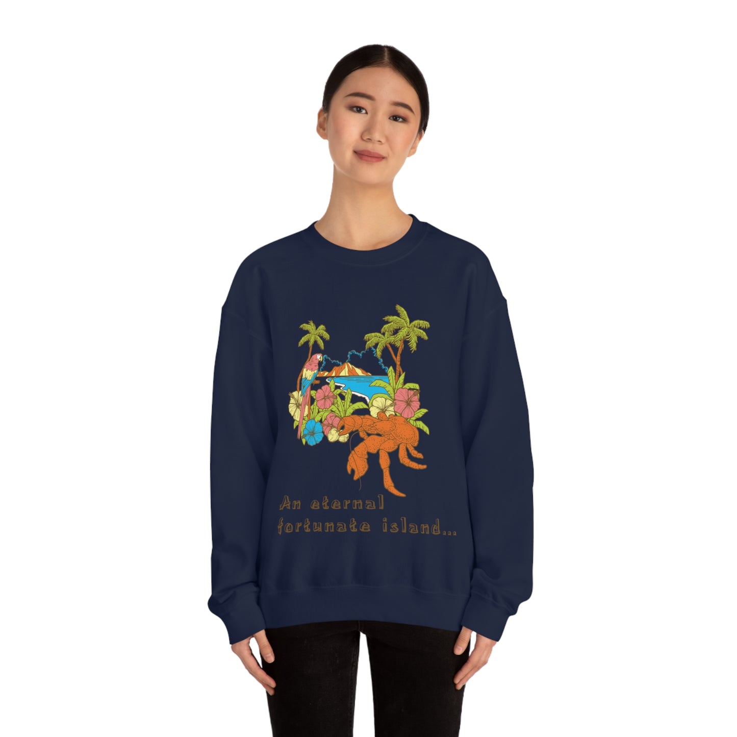 An Eternal Island Crewneck Sweatshirt