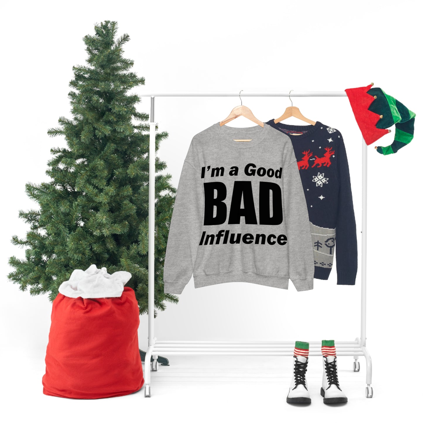 I'm a good bad influence Crewneck Sweatshirt