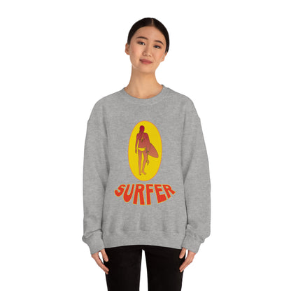 Lady Surfer Crewneck Sweatshirt