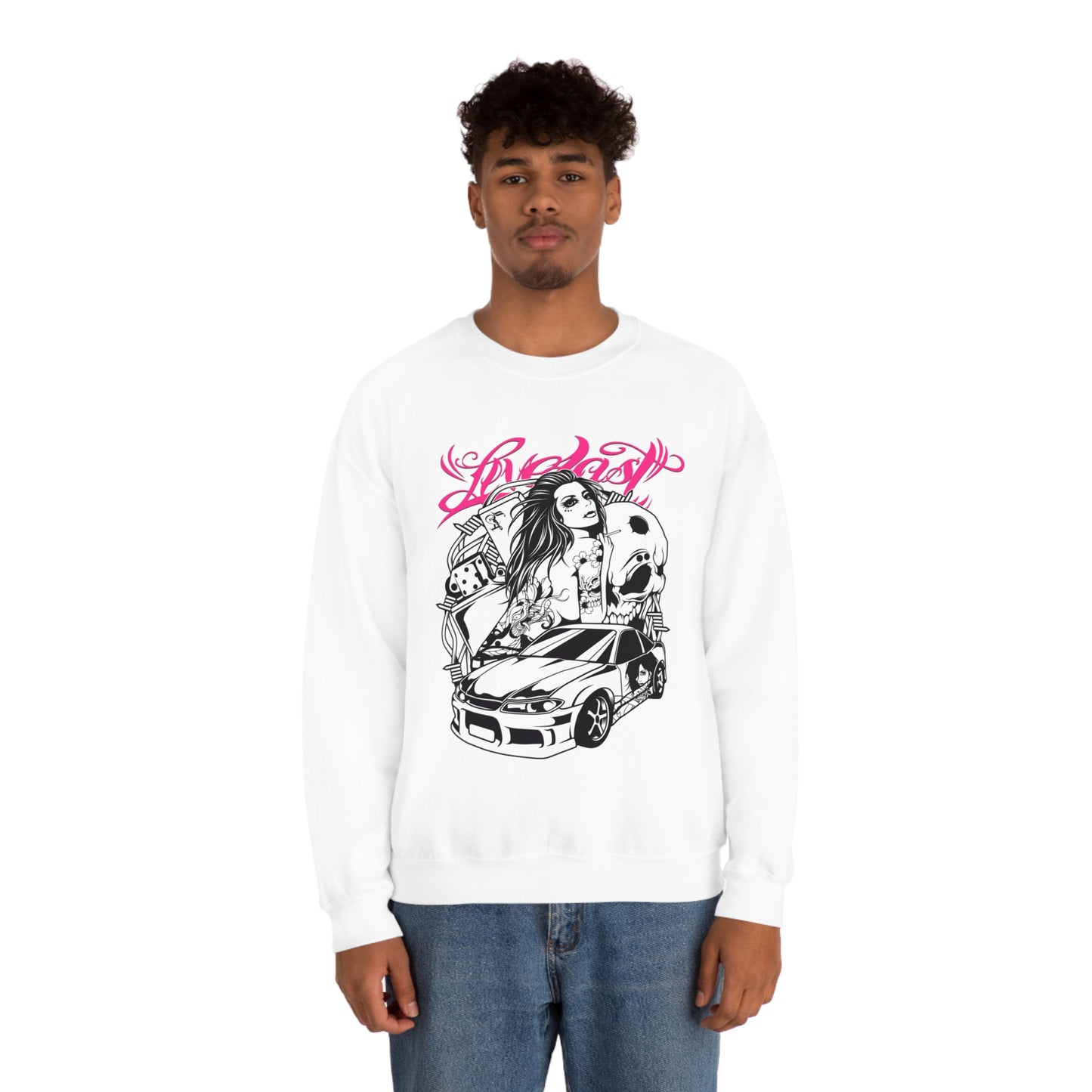 Live fast tattoo Crewneck Sweatshirt