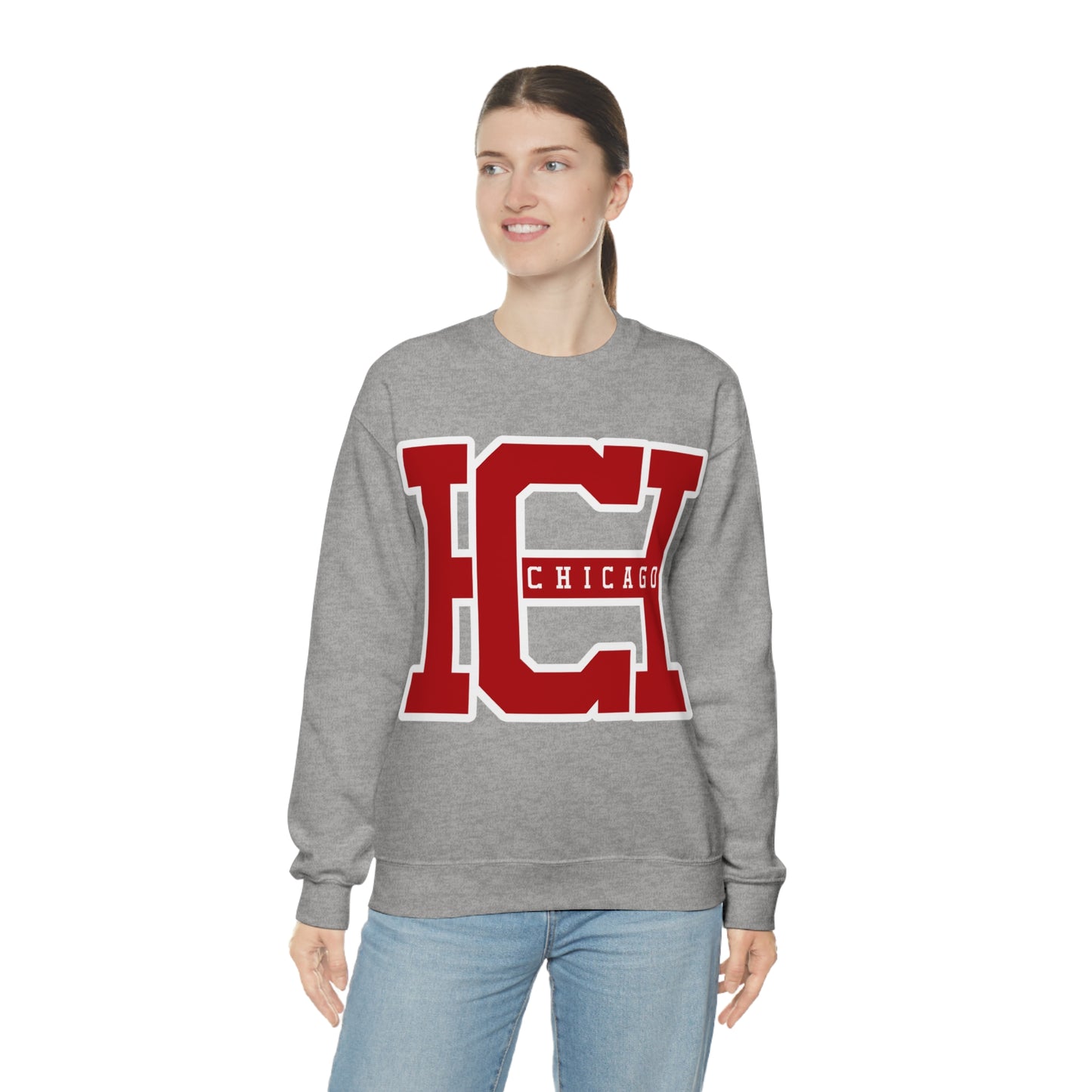 Chicago Tee Crewneck Sweatshirt