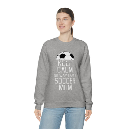 Keep calm soccer mom Crewneck Sweatshirt