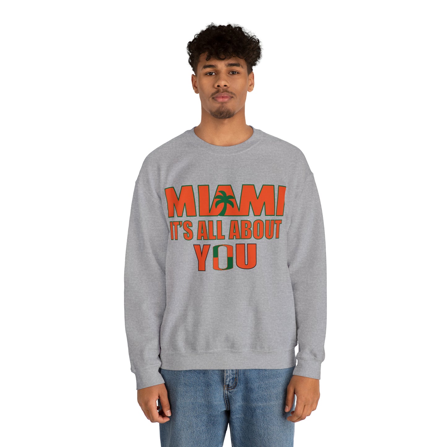 Miami is all about you Crewneck Sweatshirt