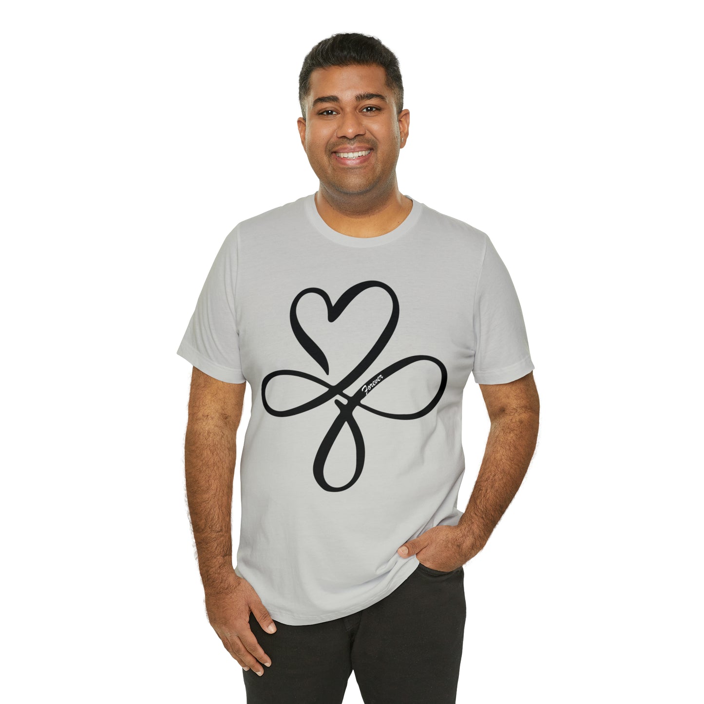 Heart symbol Love Infinity symbol Forever T-Shirt