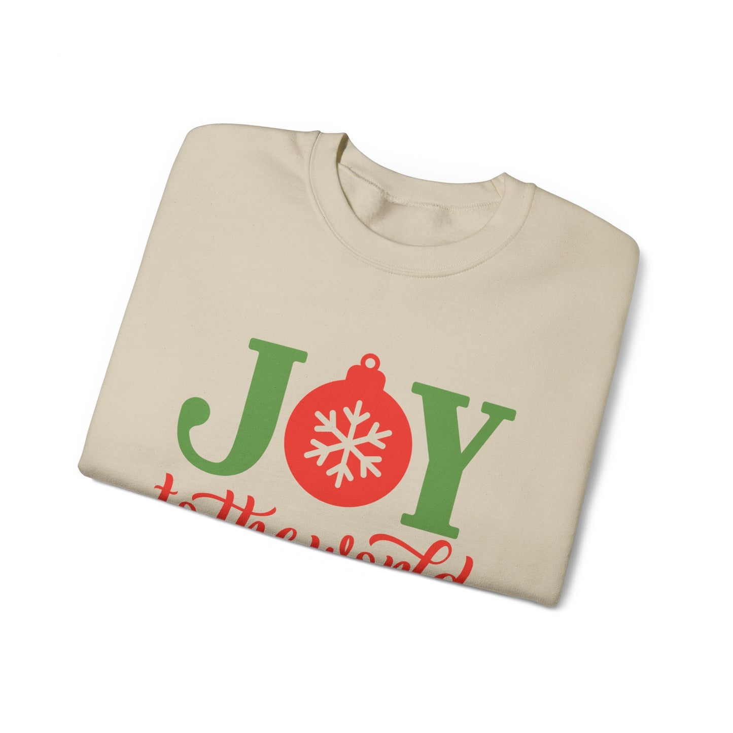 Joy To The World Christmas Crewneck Sweatshirt