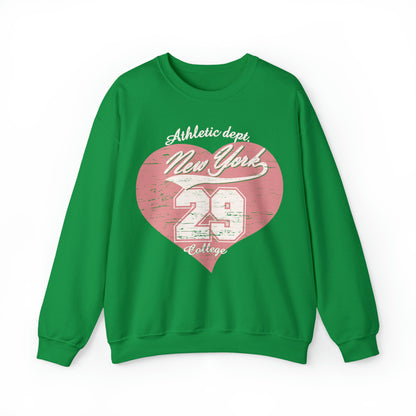 Love for NY College Crewneck Sweatshirt