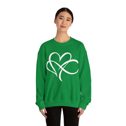 Infinity with heart tee Crewneck Sweatshirt