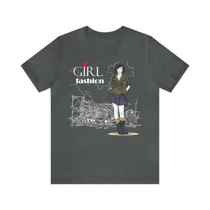 Girl with fashion T-Shirt