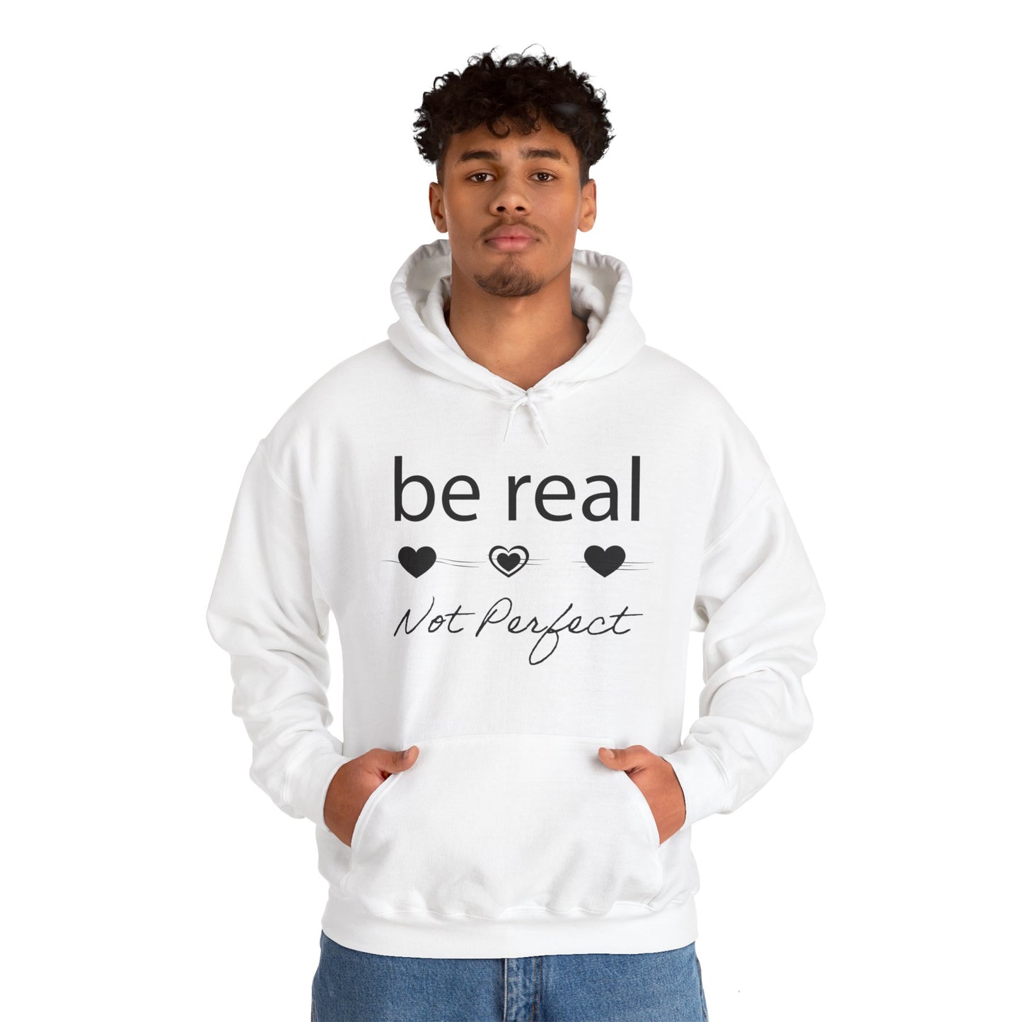 Be real not perfect Hoodie