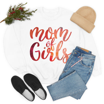 mom of girls Crewneck Sweatshirt