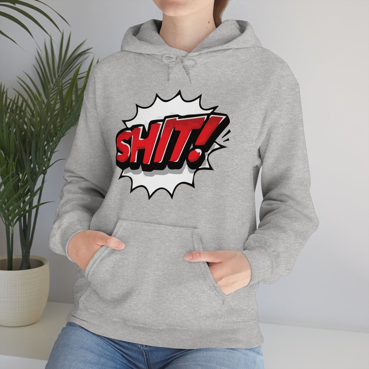 Shit! colorful graphic Hoodie