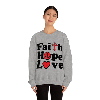 Faith Hope Love Crewneck Sweatshirt