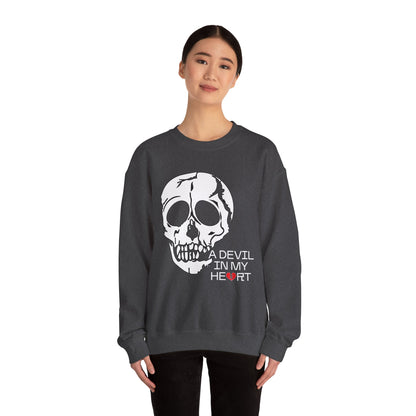 A devil in my heart Crewneck Sweatshirt