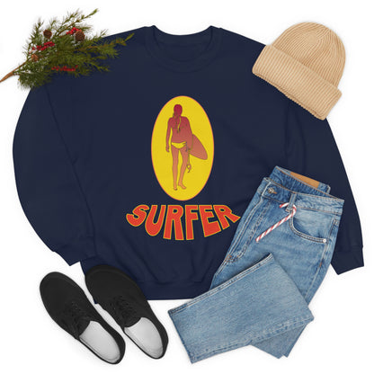 Lady Surfer Crewneck Sweatshirt