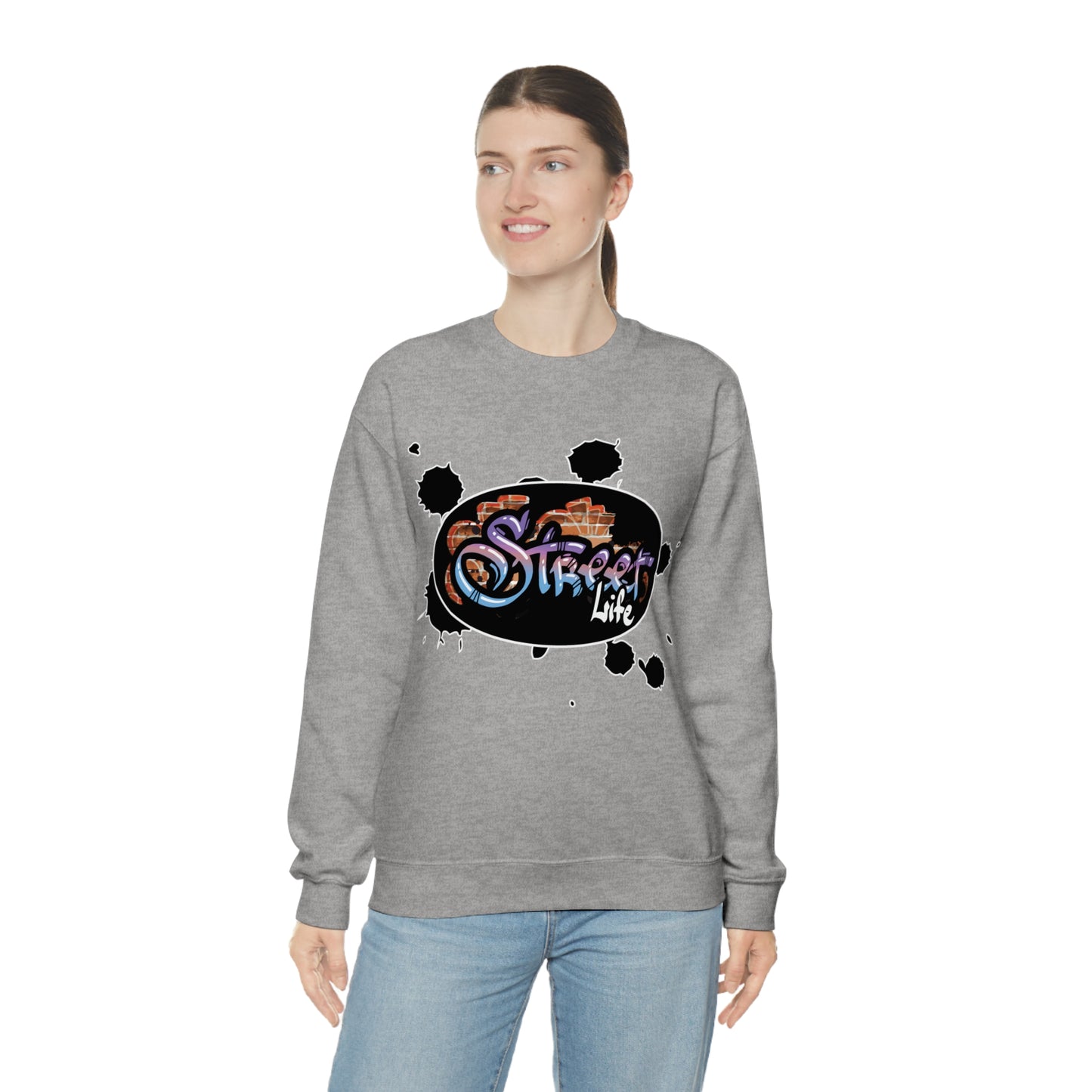 Street life graffiti Crewneck Sweatshirt