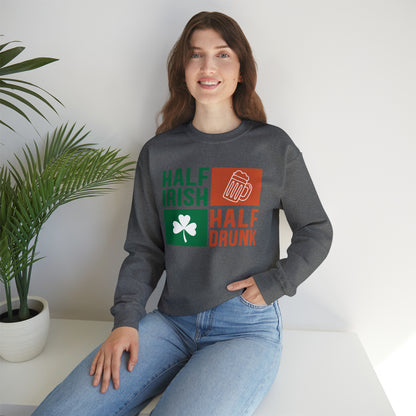 Half Irish half drunk Crewneck Sweatshirt