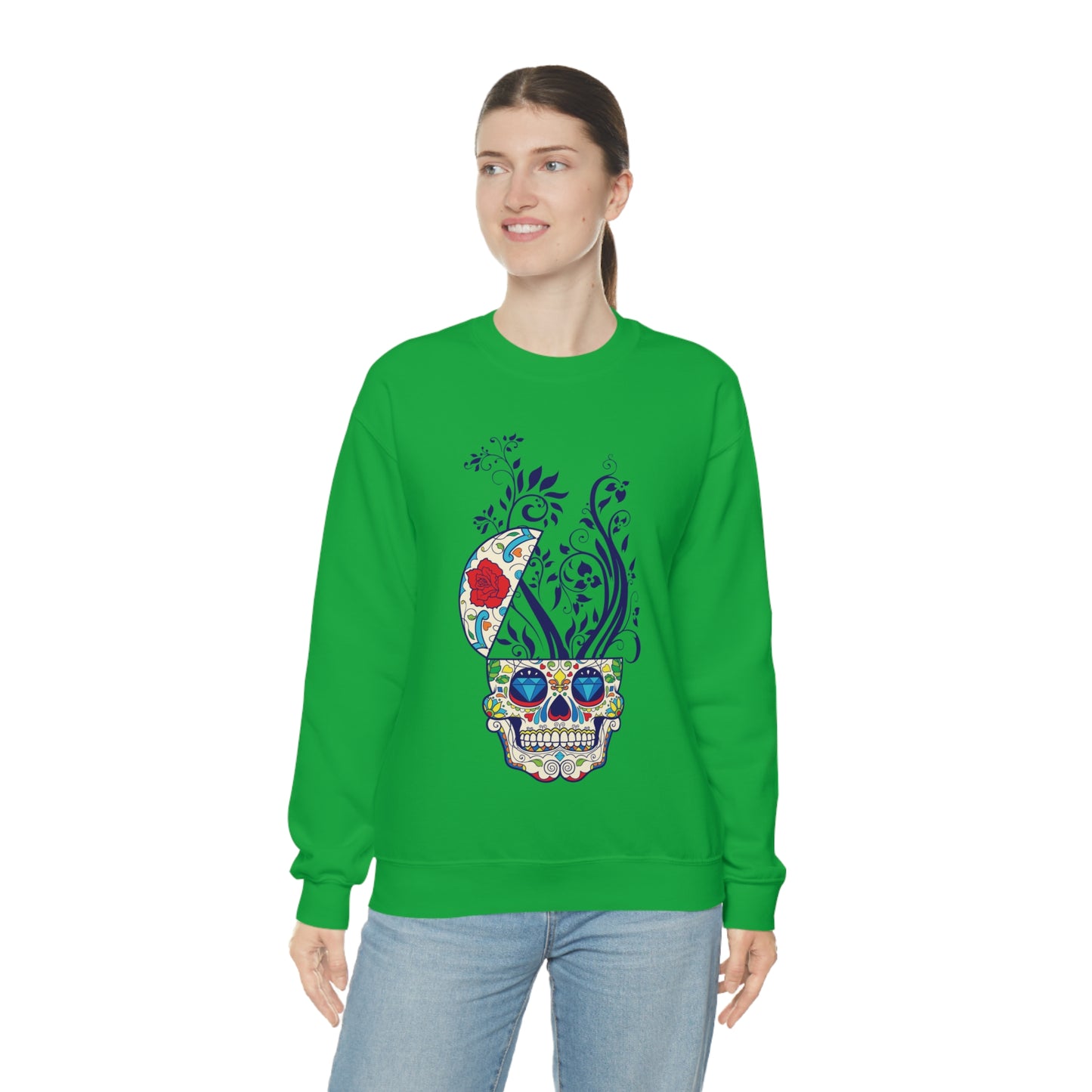 Day of the Dead Plant Crewneck Sweatshirt