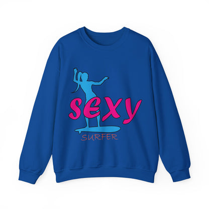 Sexy Surfer Crewneck Sweatshirt