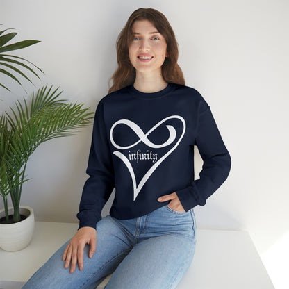 Infinity Love Heart symbol Crewneck Sweatshirt