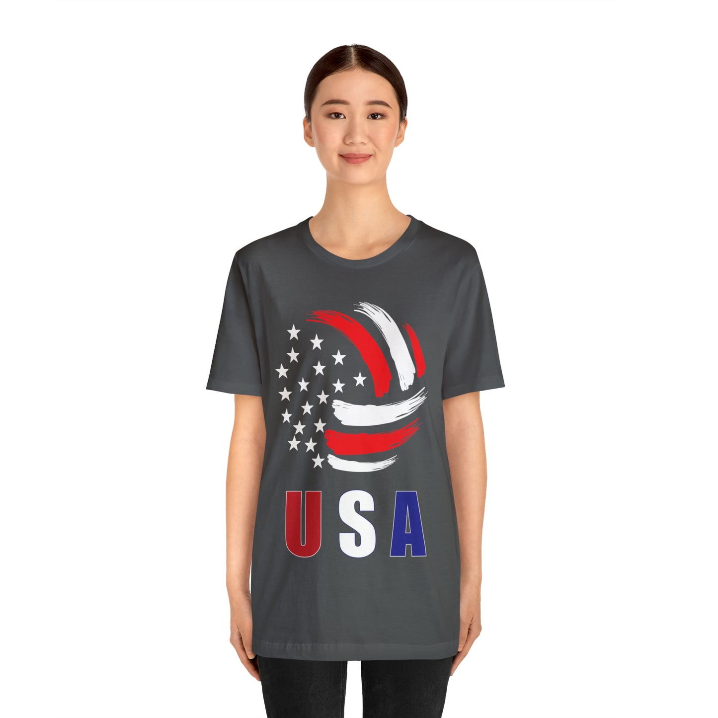 USA Volleyball Flag T-Shirt