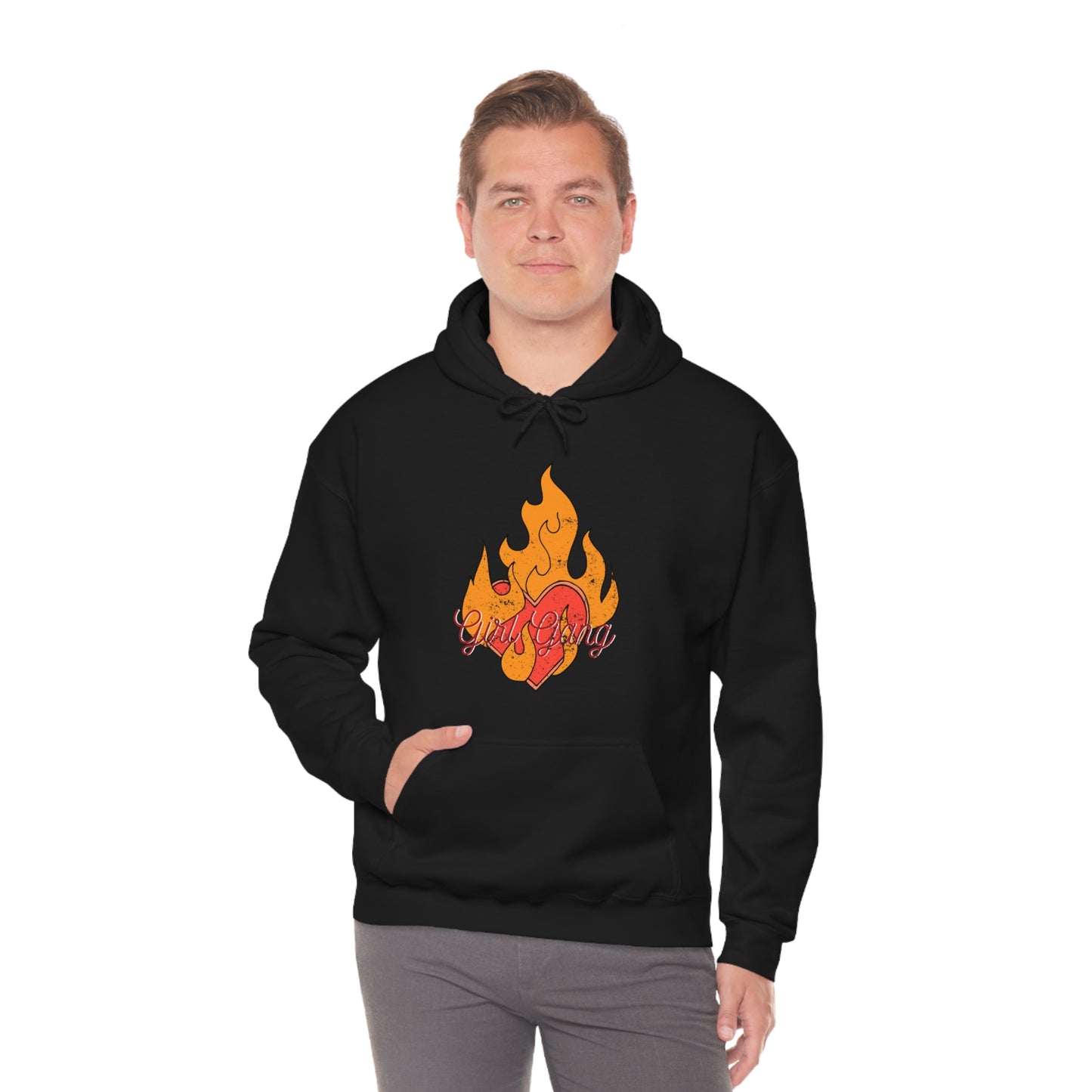 Girl Gang on Fire Hoodie