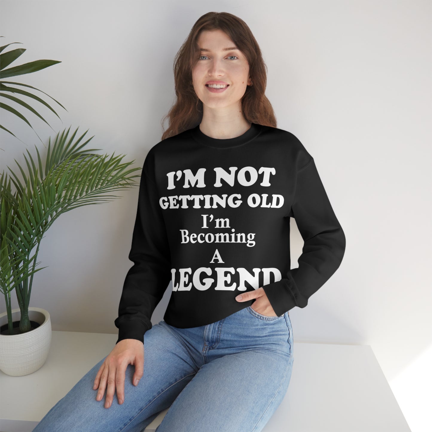 Becoming a legend Crewneck Sweatshirt