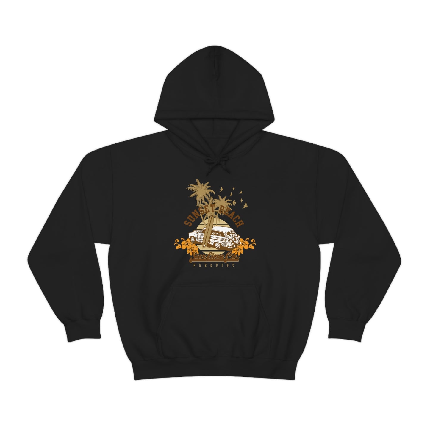 Sunset Beach Surfing Paradise Hoodie