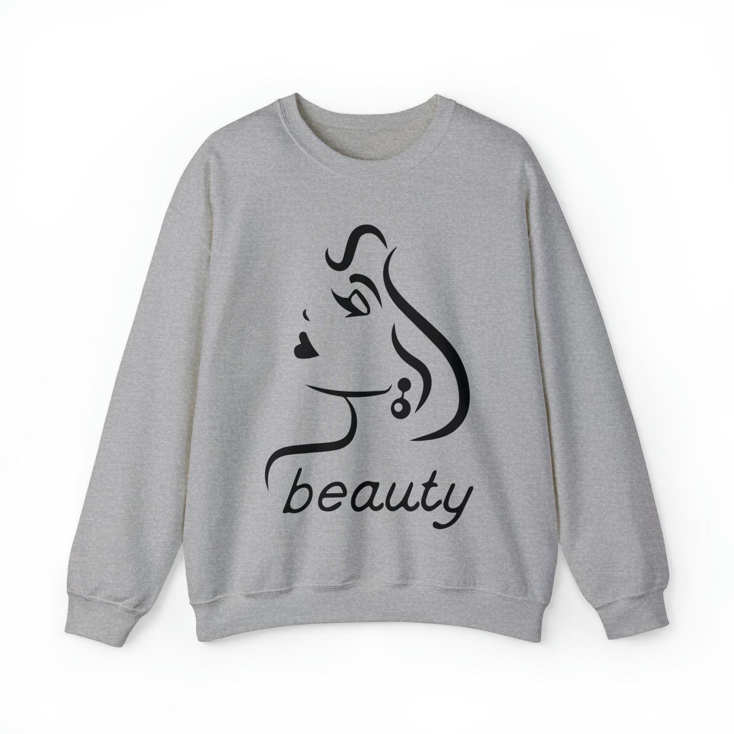 Beauty is woman Crewneck Sweatshirt