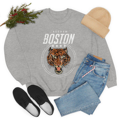 Boston Freedom Tiger Crewneck Sweatshirt