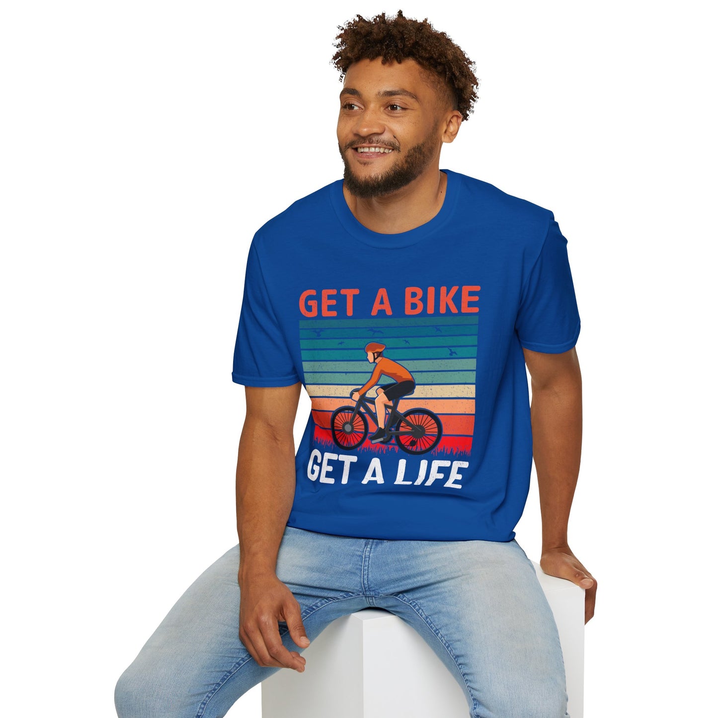 Get a bike and get a life vintage T-Shirt