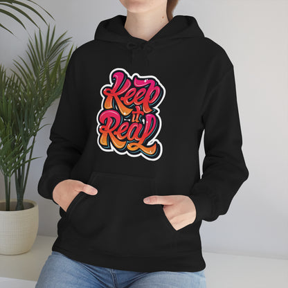 Keep it real colorful graffiti logo Hoodie