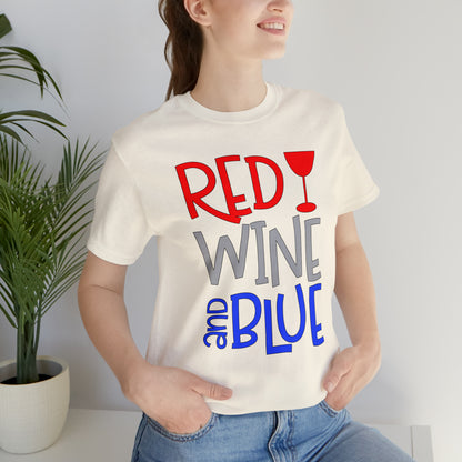 Red Wine Blue T-Shirt