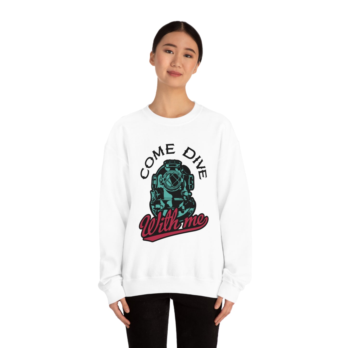 Come dive with me Crewneck Sweatshirt